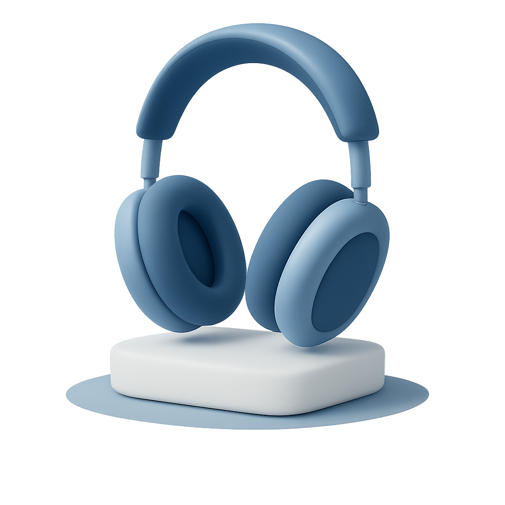 Premium wireless over-ear headphones